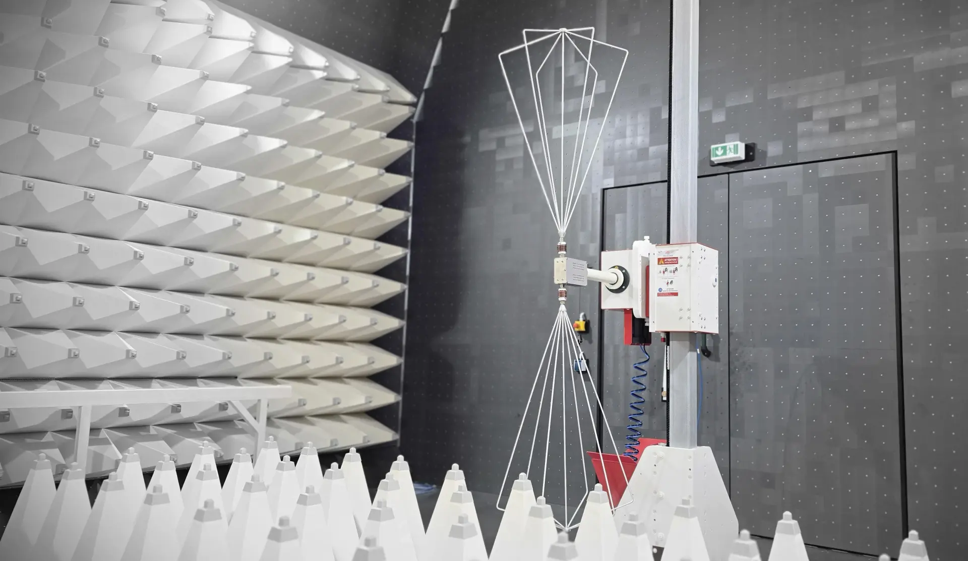 Anechoic chamber for electromagnetic compatibility EMC RF CE FCC certification